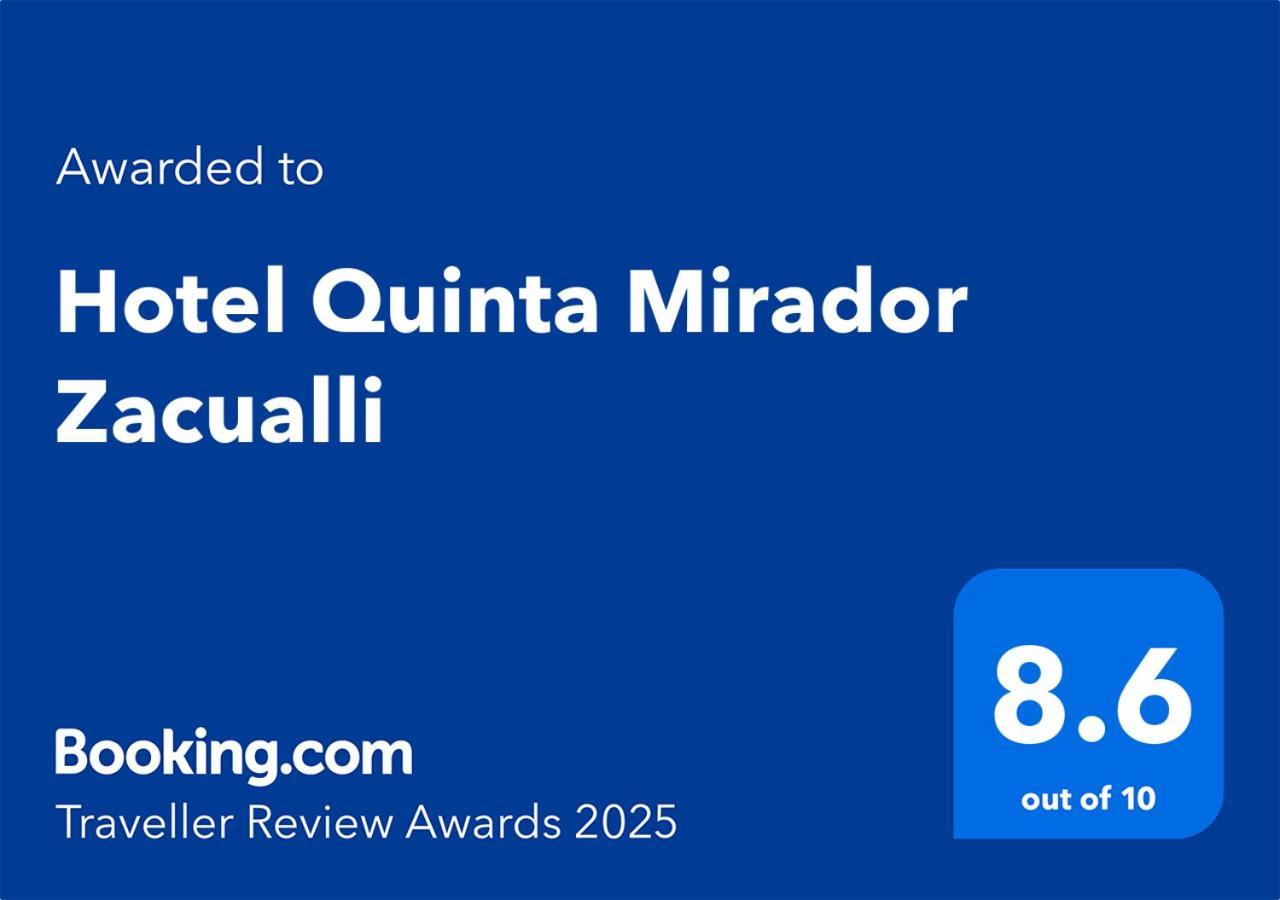 Hotel Quinta Mirador Zacualli 버날 외부 사진
